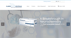 Desktop Screenshot of clarkepharmaceuticals.com